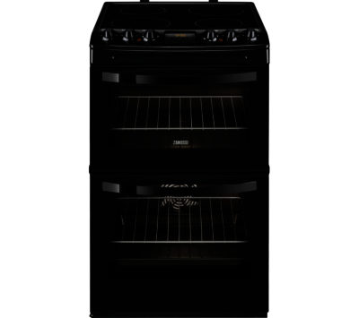 Zanussi ZCV46330WA 55 cm Electric Ceramic Cooker - Black